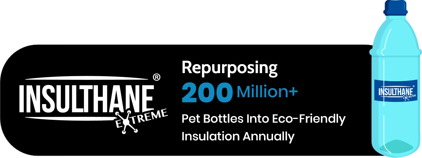 Pet Bottles into energy-saving insulation each year
